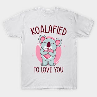 Valentine's Day Koala Love Wildlife Koala Lover T-Shirt